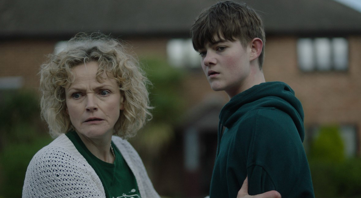 Poppy Day - Maxine Peake as Dawn and Fred Kettle as Jamie